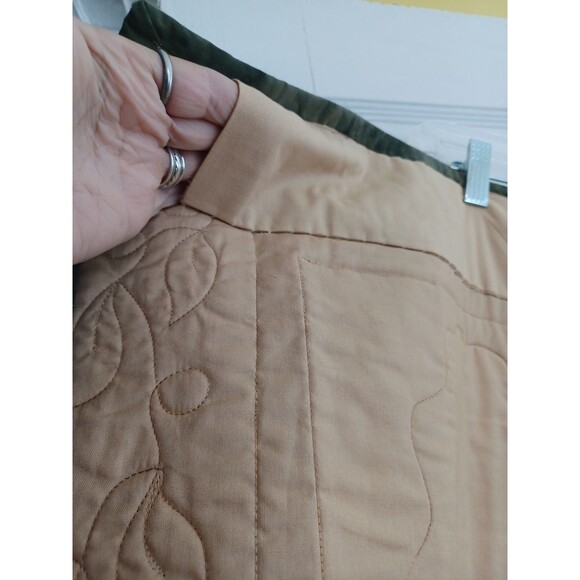 Great Smoky Mountains landmark quilt cabin church patchwork Tennessee coverlet - Picture 8 of 14